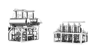 Apvalaus dizaino šarminės elektrolizės vandenilis